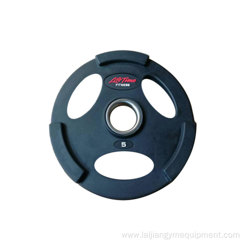 Black rubber plate wholesale fitness equipment